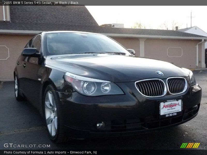 Jet Black / Black 2005 BMW 5 Series 545i Sedan