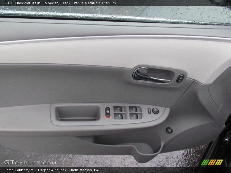 Black Granite Metallic / Titanium 2010 Chevrolet Malibu LS Sedan