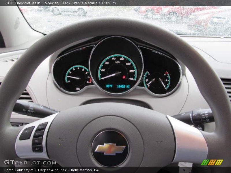 Black Granite Metallic / Titanium 2010 Chevrolet Malibu LS Sedan