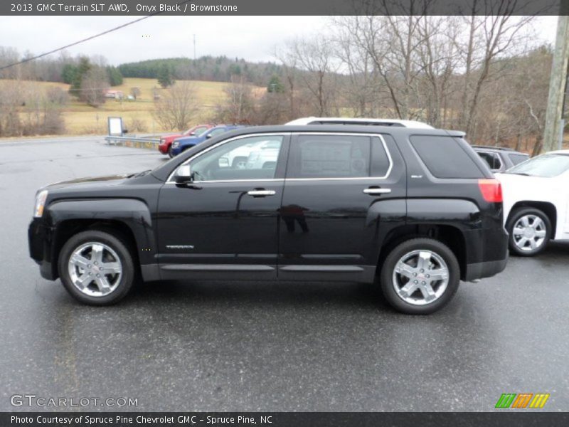 Onyx Black / Brownstone 2013 GMC Terrain SLT AWD