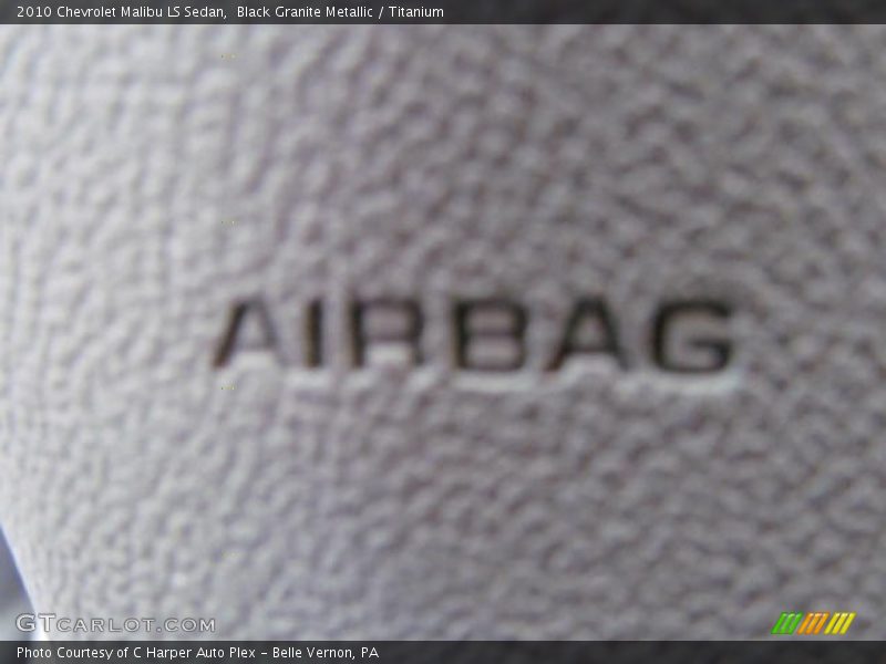 Black Granite Metallic / Titanium 2010 Chevrolet Malibu LS Sedan