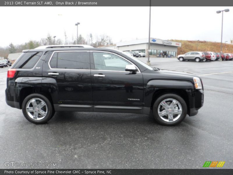 Onyx Black / Brownstone 2013 GMC Terrain SLT AWD
