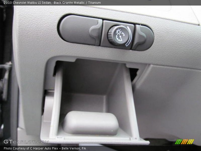 Black Granite Metallic / Titanium 2010 Chevrolet Malibu LS Sedan