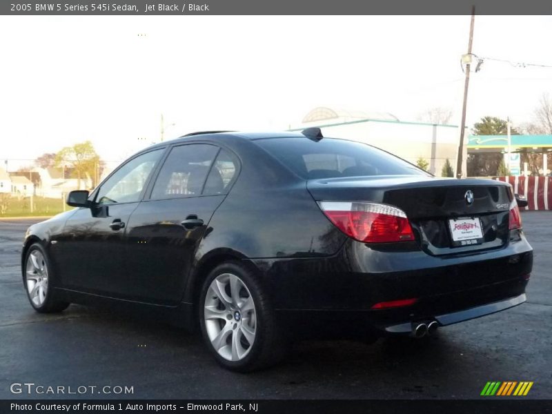 Jet Black / Black 2005 BMW 5 Series 545i Sedan