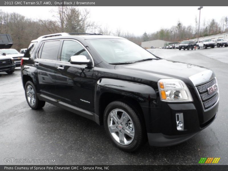 Onyx Black / Brownstone 2013 GMC Terrain SLT AWD