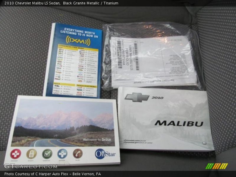 Black Granite Metallic / Titanium 2010 Chevrolet Malibu LS Sedan