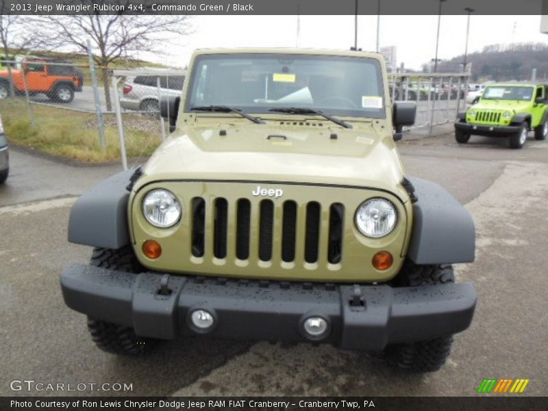 Commando Green / Black 2013 Jeep Wrangler Rubicon 4x4