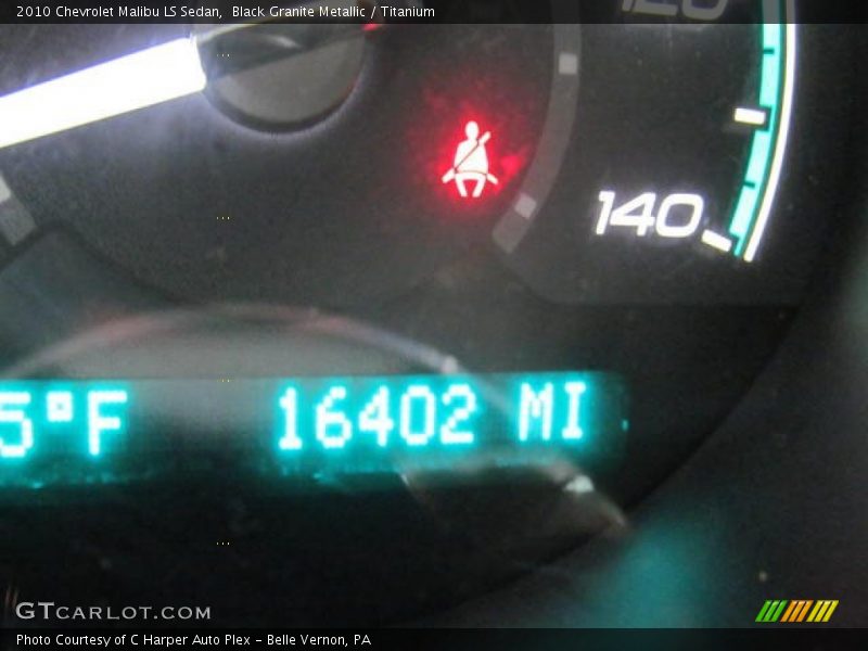 Black Granite Metallic / Titanium 2010 Chevrolet Malibu LS Sedan