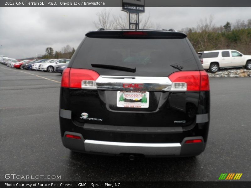 Onyx Black / Brownstone 2013 GMC Terrain SLT AWD