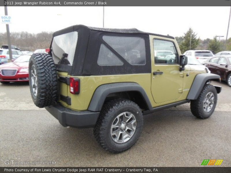 Commando Green / Black 2013 Jeep Wrangler Rubicon 4x4