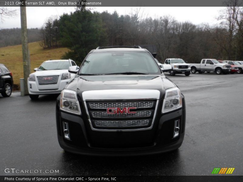 Onyx Black / Brownstone 2013 GMC Terrain SLT AWD