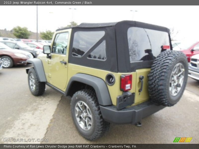 Commando Green / Black 2013 Jeep Wrangler Rubicon 4x4