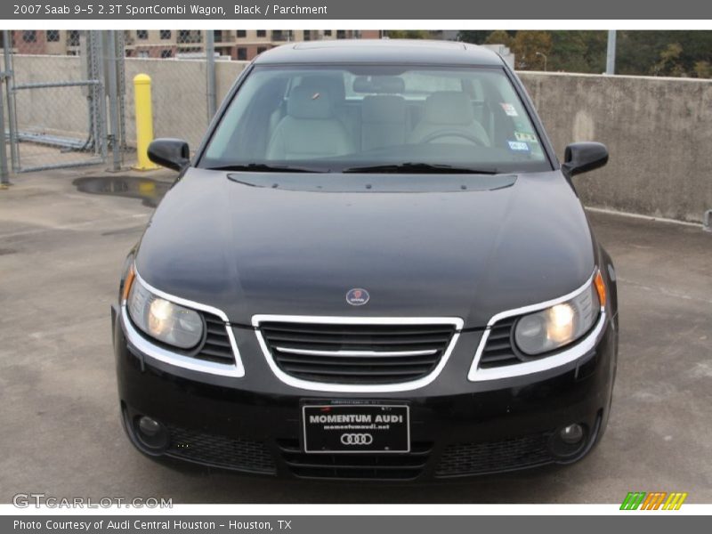 Black / Parchment 2007 Saab 9-5 2.3T SportCombi Wagon