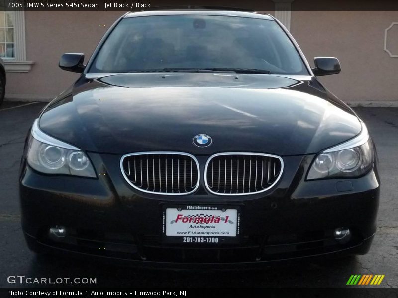 Jet Black / Black 2005 BMW 5 Series 545i Sedan