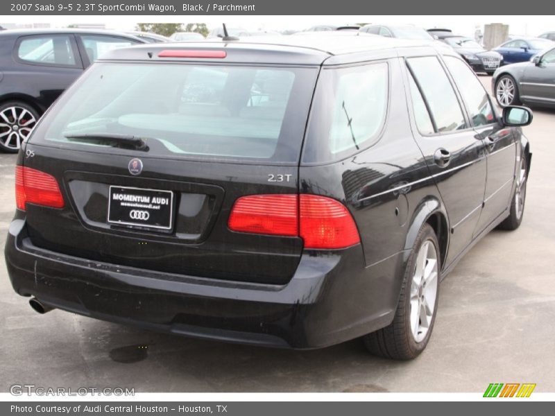 Black / Parchment 2007 Saab 9-5 2.3T SportCombi Wagon