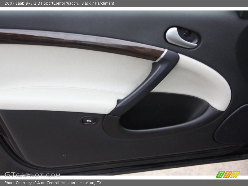 Black / Parchment 2007 Saab 9-5 2.3T SportCombi Wagon