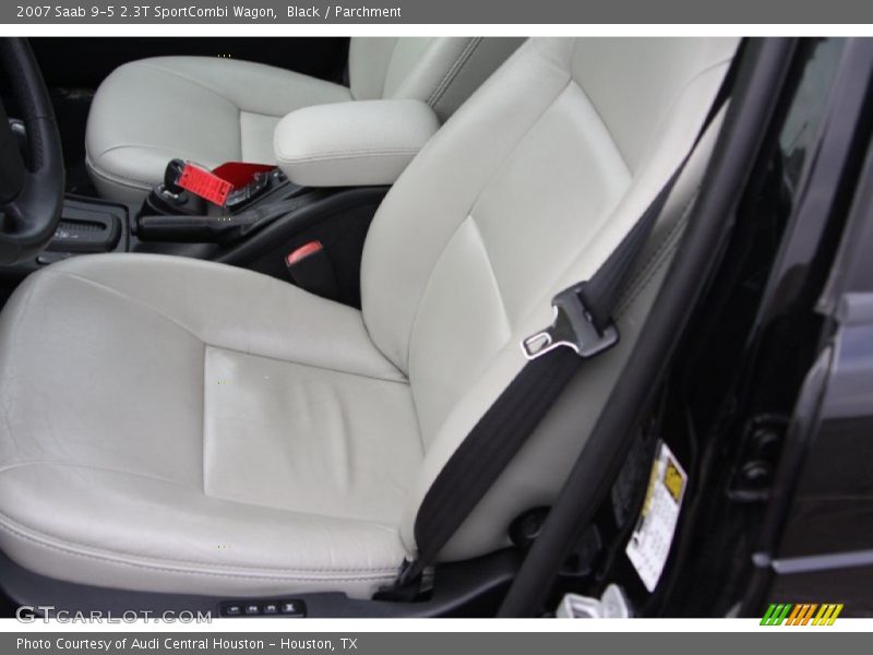 Black / Parchment 2007 Saab 9-5 2.3T SportCombi Wagon