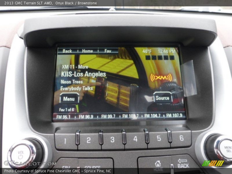 Controls of 2013 Terrain SLT AWD