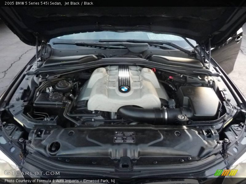 Jet Black / Black 2005 BMW 5 Series 545i Sedan