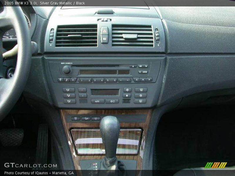 Silver Gray Metallic / Black 2005 BMW X3 3.0i