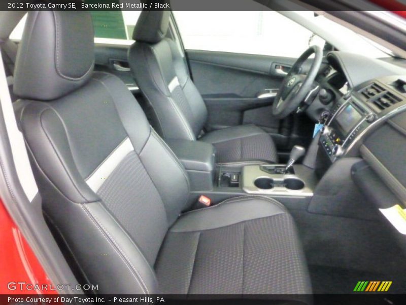 Barcelona Red Metallic / Black 2012 Toyota Camry SE