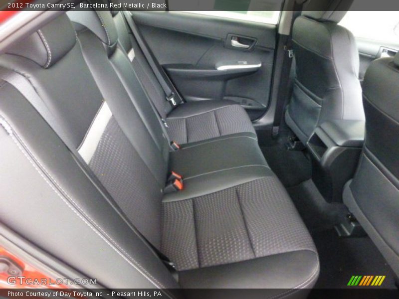 Barcelona Red Metallic / Black 2012 Toyota Camry SE