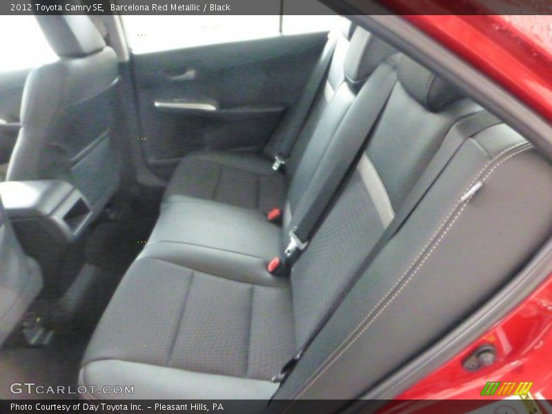 Barcelona Red Metallic / Black 2012 Toyota Camry SE