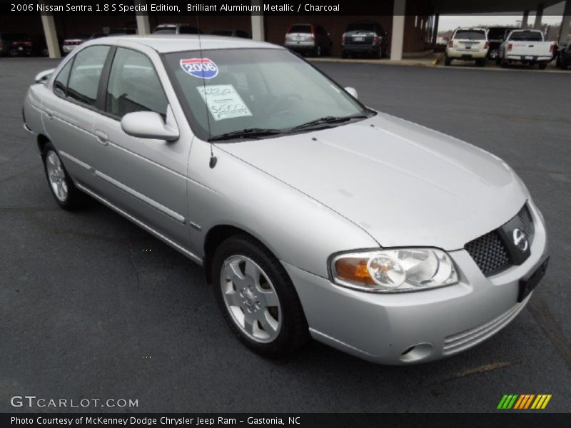 Brilliant Aluminum Metallic / Charcoal 2006 Nissan Sentra 1.8 S Special Edition