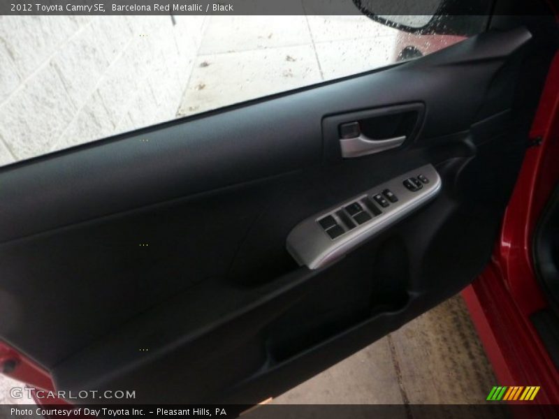 Barcelona Red Metallic / Black 2012 Toyota Camry SE