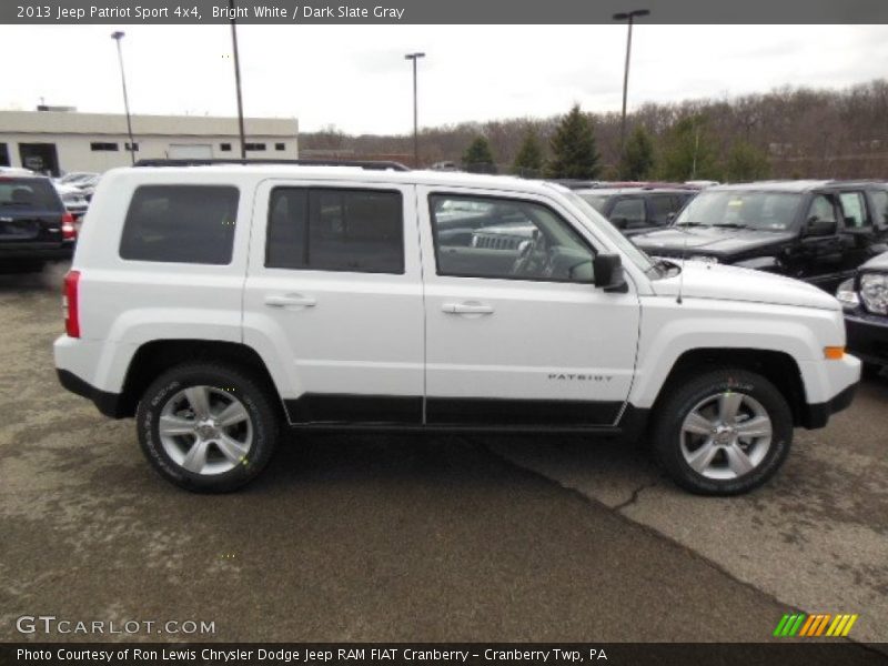 Bright White / Dark Slate Gray 2013 Jeep Patriot Sport 4x4