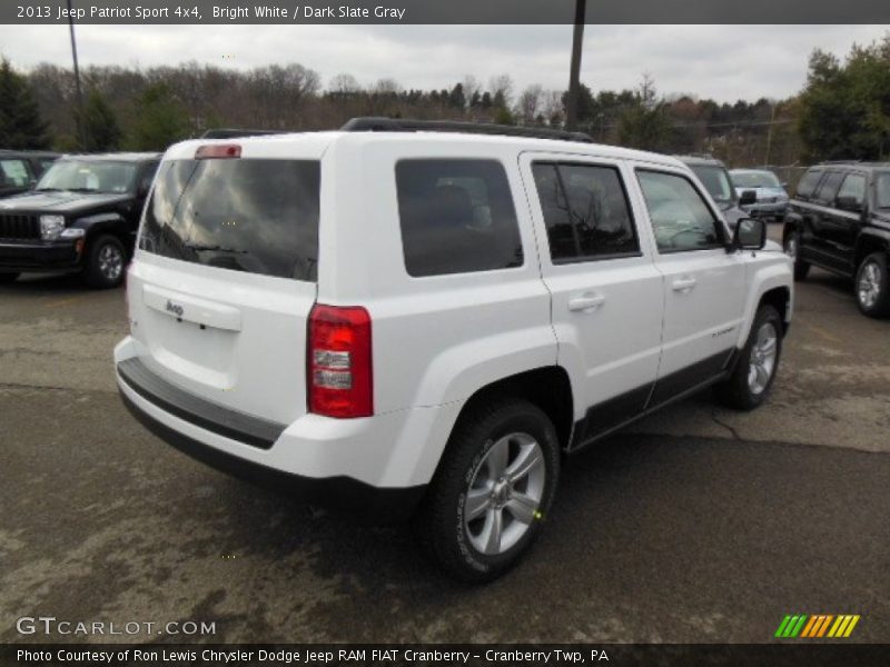 Bright White / Dark Slate Gray 2013 Jeep Patriot Sport 4x4