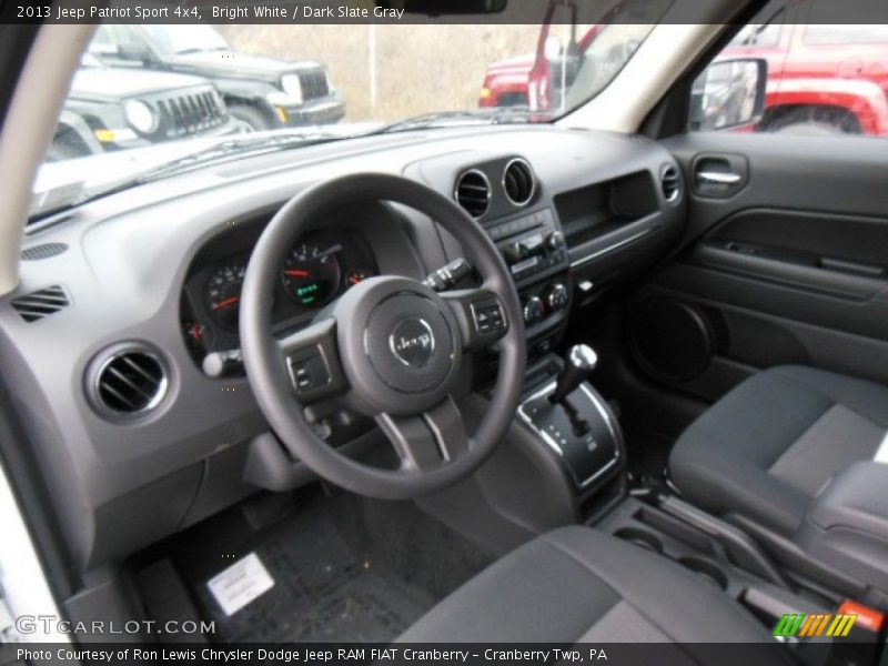 Bright White / Dark Slate Gray 2013 Jeep Patriot Sport 4x4