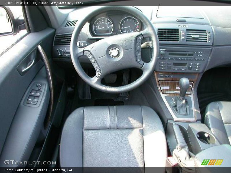 Silver Gray Metallic / Black 2005 BMW X3 3.0i