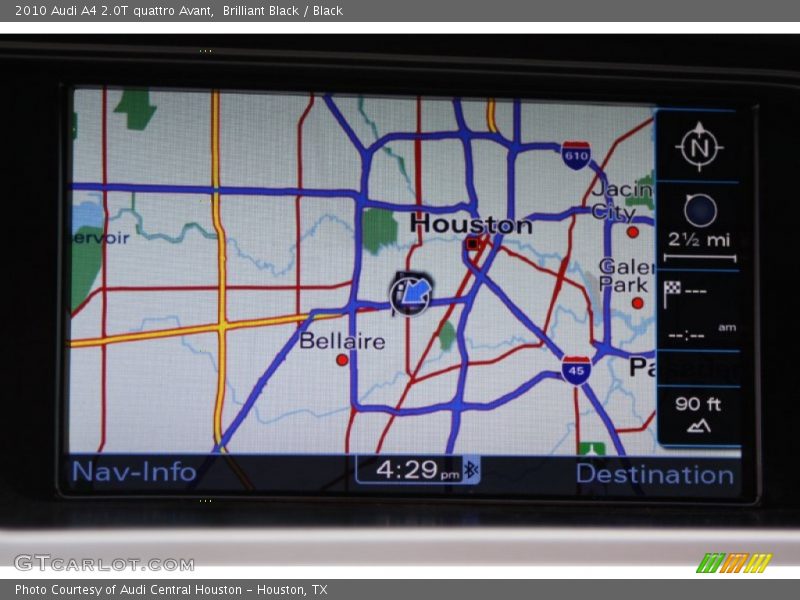 Navigation of 2010 A4 2.0T quattro Avant