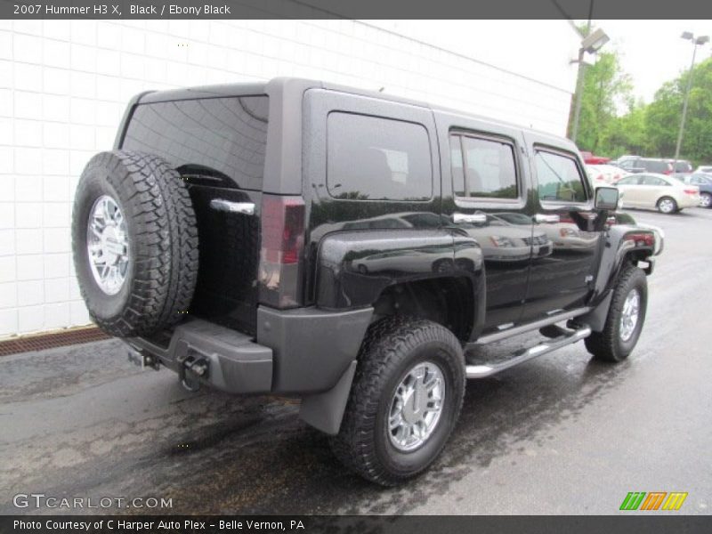 Black / Ebony Black 2007 Hummer H3 X