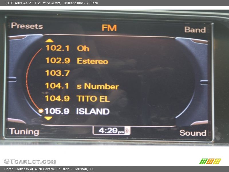 Brilliant Black / Black 2010 Audi A4 2.0T quattro Avant