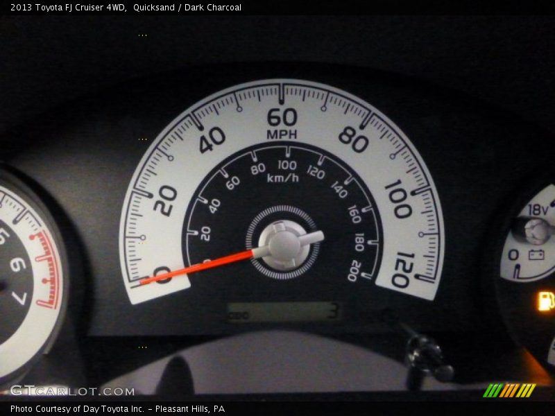 Quicksand / Dark Charcoal 2013 Toyota FJ Cruiser 4WD