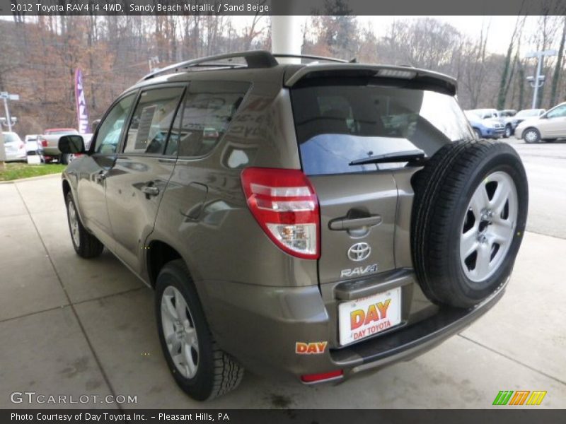 Sandy Beach Metallic / Sand Beige 2012 Toyota RAV4 I4 4WD