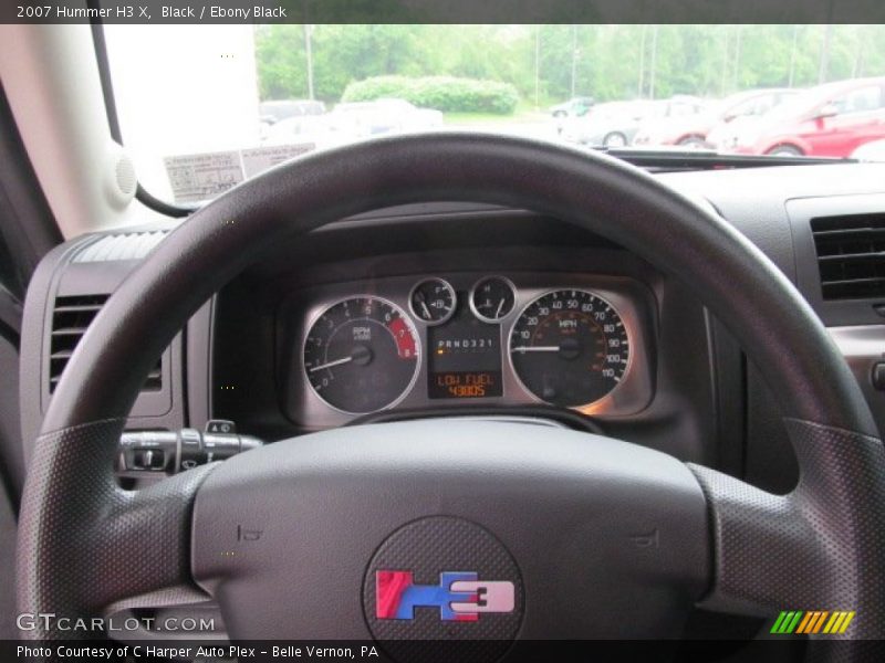 Black / Ebony Black 2007 Hummer H3 X