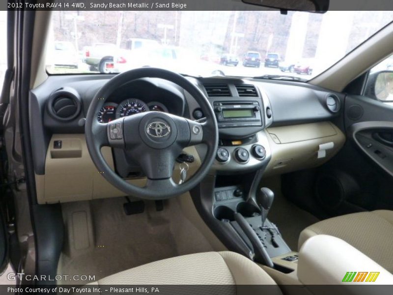 Sandy Beach Metallic / Sand Beige 2012 Toyota RAV4 I4 4WD