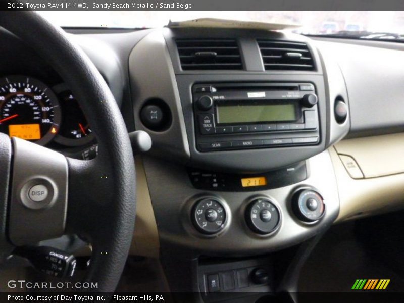 Sandy Beach Metallic / Sand Beige 2012 Toyota RAV4 I4 4WD