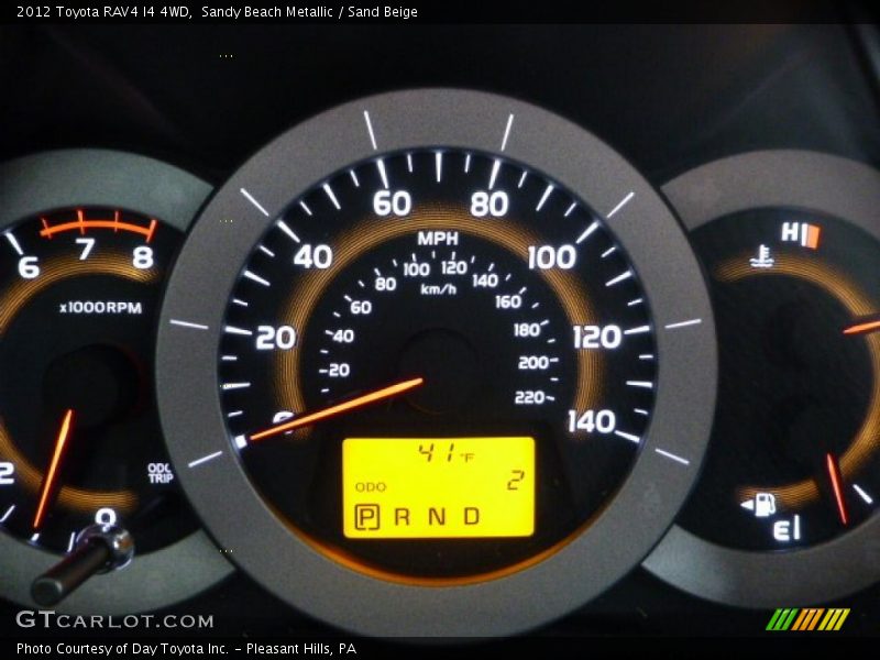 Sandy Beach Metallic / Sand Beige 2012 Toyota RAV4 I4 4WD