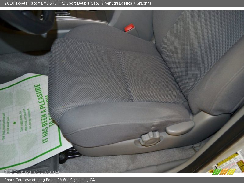 Silver Streak Mica / Graphite 2010 Toyota Tacoma V6 SR5 TRD Sport Double Cab