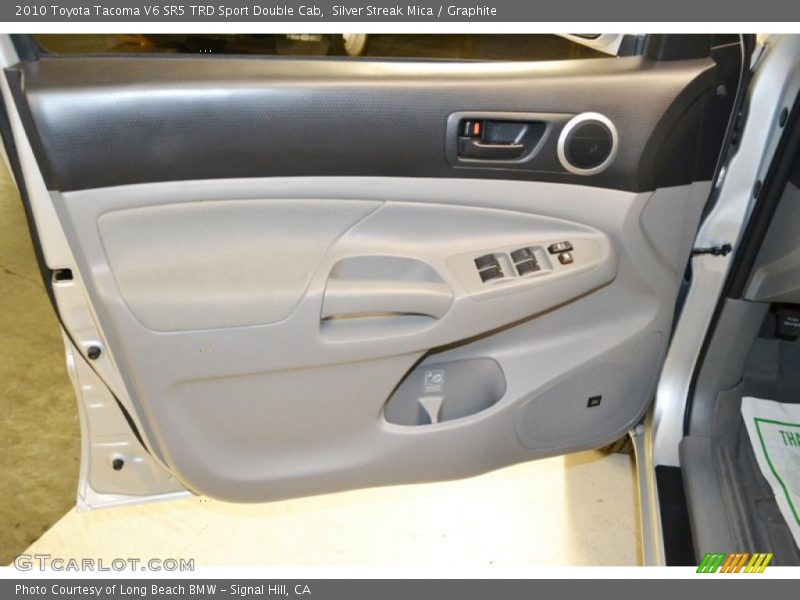 Silver Streak Mica / Graphite 2010 Toyota Tacoma V6 SR5 TRD Sport Double Cab