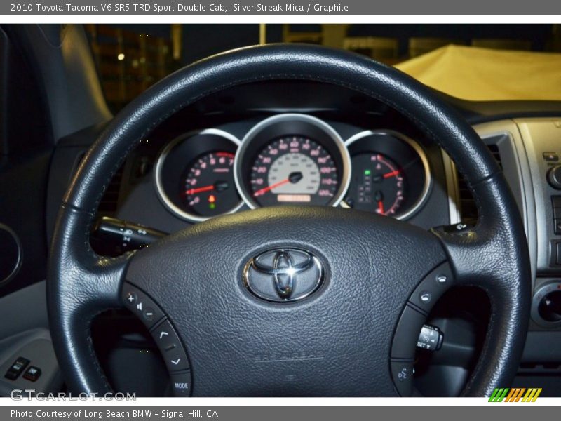 Silver Streak Mica / Graphite 2010 Toyota Tacoma V6 SR5 TRD Sport Double Cab