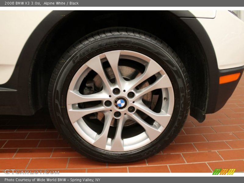 Alpine White / Black 2008 BMW X3 3.0si