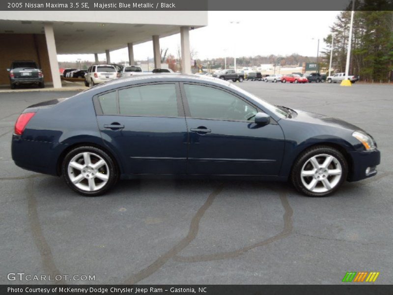 Majestic Blue Metallic / Black 2005 Nissan Maxima 3.5 SE