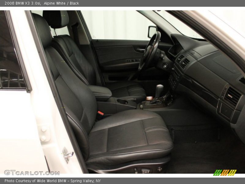 Alpine White / Black 2008 BMW X3 3.0si