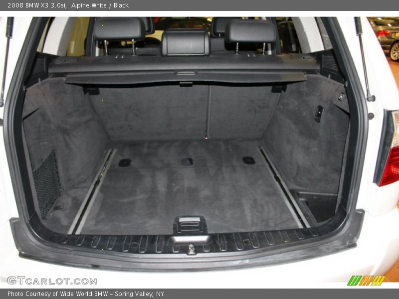 Alpine White / Black 2008 BMW X3 3.0si