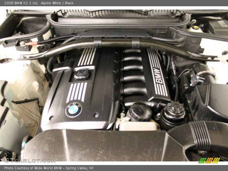 Alpine White / Black 2008 BMW X3 3.0si